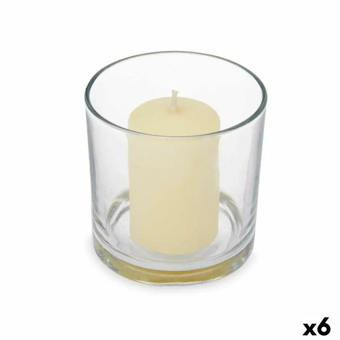 Scented Candle Acorde Vanilla Glass (6 Units) - Почистване Прахосмукачки И Гладене<<<Дом Градина<<<BigBuy&&&Ароматни