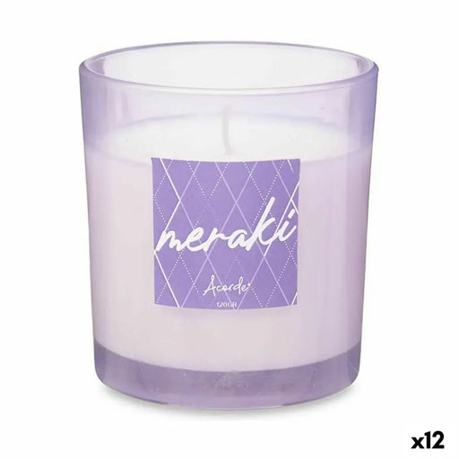 Scented Candle Acorde Violet 120 g (12 Units) - Почистване Прахосмукачки И Гладене<<<Дом Градина<<<BigBuy&&&Ароматни