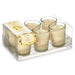 Scented Candle Set Acorde Vanilla Glass (12 Units) - Почистване Прахосмукачки И Гладене<<<Дом