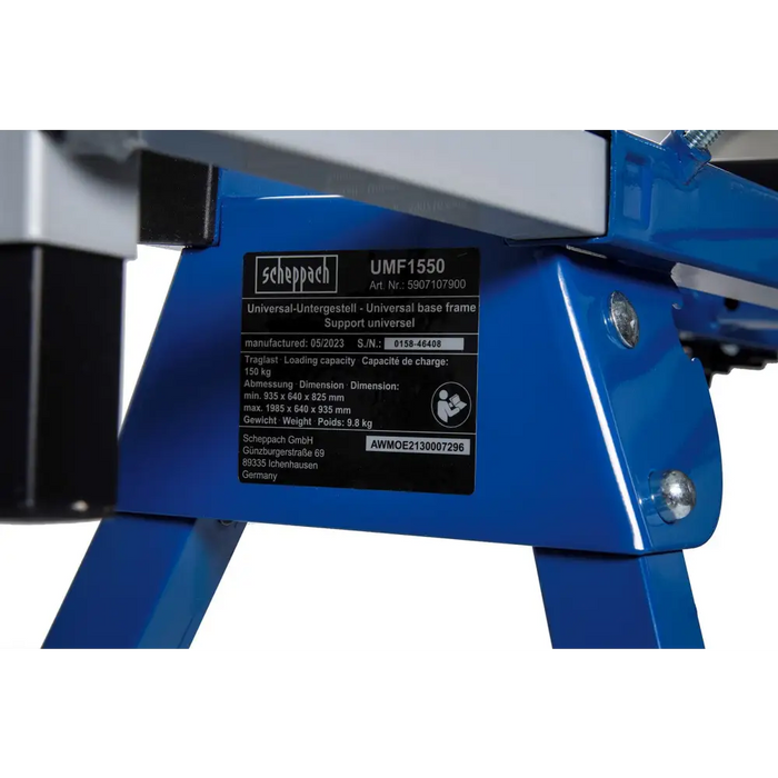 Scheppach UMF1550 mitre saw stand 4 leg(s) Black Blue - Tool tablesNOP-STN<<<Tools - accessoriesNOP<<<ActionPL