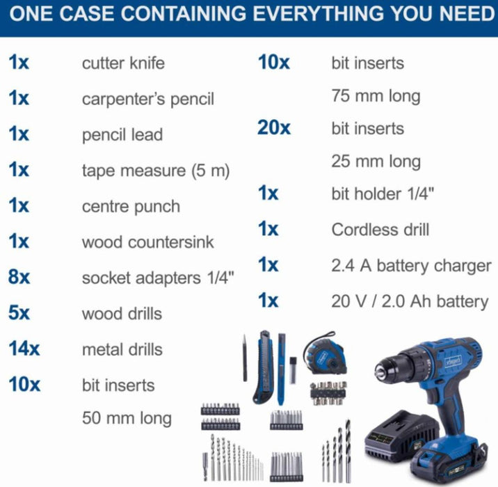 SCHEPPACH CORDLESS SCREWDRIVER