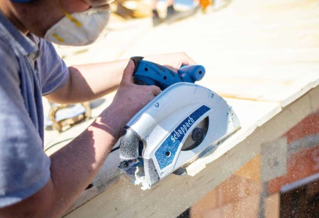 Scheppach PL55 16 cm Black, Blue, Silver 9500 RPM 1200 W