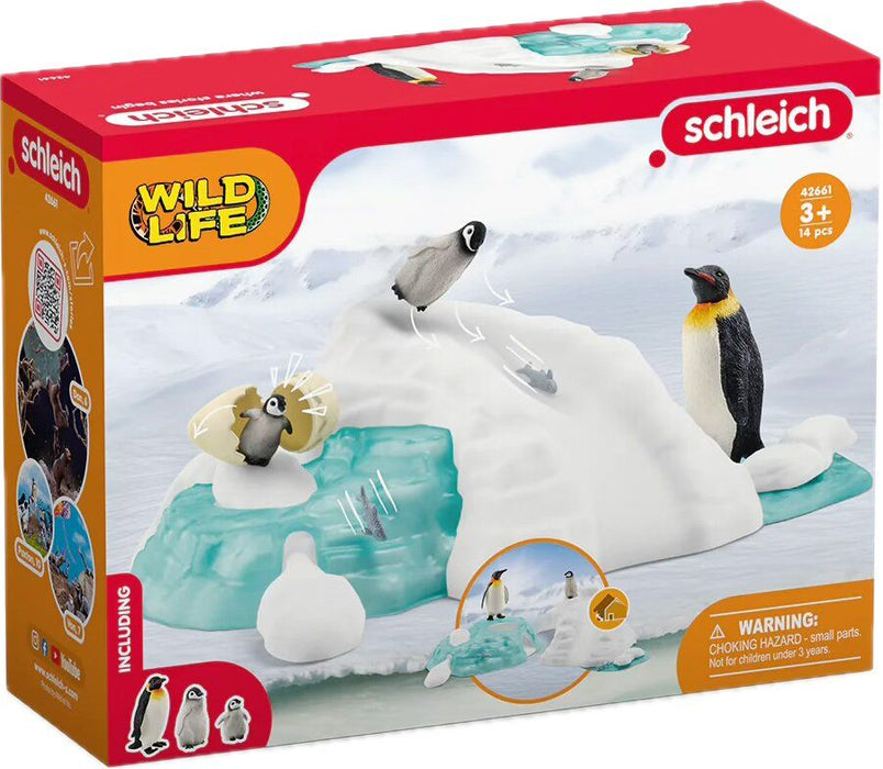 Playset Schleich Penguin Family on the Ice Floe