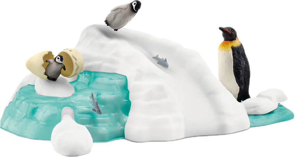 Playset Schleich Penguin Family on the Ice Floe