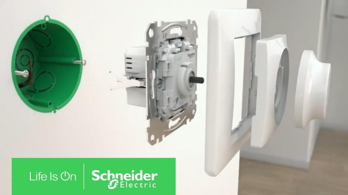 DIMMER LED ROTARY 200W WHITE SEDNA