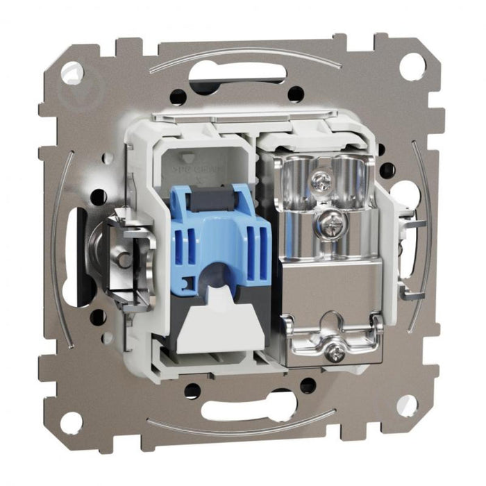 SOCKET TV+RJ45 CAT.6 UTP ANTHRACITE SEDNA
