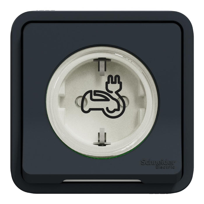 EV CONTACT SHUKO BUILT-IN ASSEMBLY ANTHRACITE
