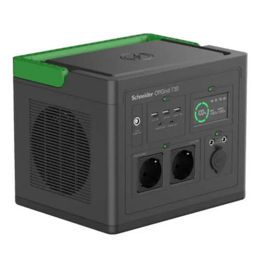 Schneider OffGrid Portable Power Station 730 738Wh Lithium-ion 2 Schuko Sinewave - Акумулаторно
