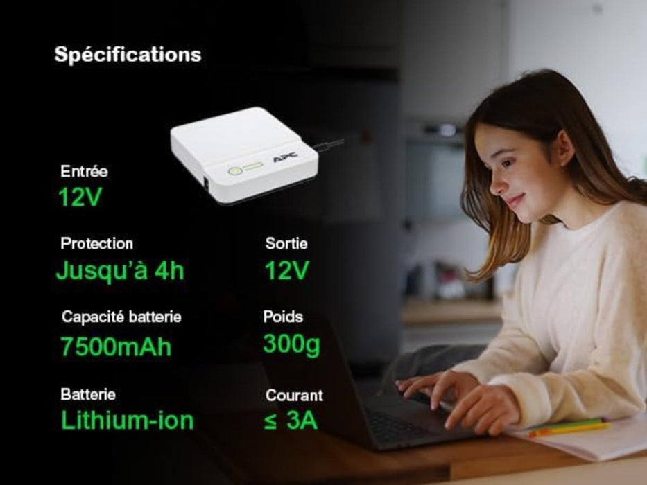 APC Network UPS 12Vdc 3A, Lithium Battery