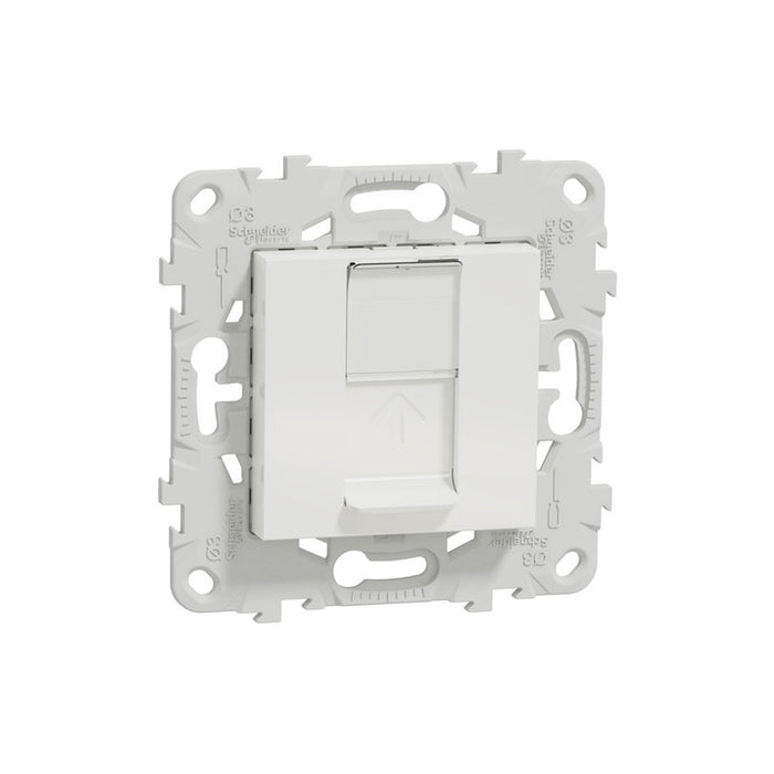 SOCKET RJ45 2 MODULE WHITE SCHNEIDER UNICA (NU541118)