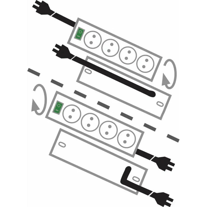 Schuko 10 Way Multi-socket Adapter Brennenstuhl Primera-Line 3600 W (2 m) - Електроника Периферни и резервни