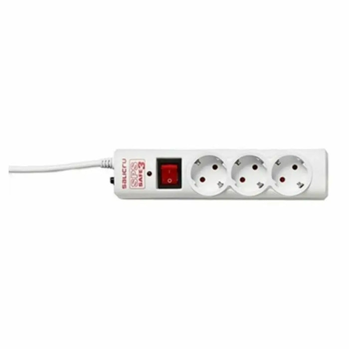Schuko 3-socket plugboard with power switch Salicru SPS SAFE 3 (1,5 m) - Електроника Периферни и резервни
