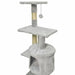 Scratching Post for Cats Paloma tree Grey Plush Wood Sisal (1 Unit) - Домашни Животни<<<Дом Градина<<<BigBuy&&&Здраве и