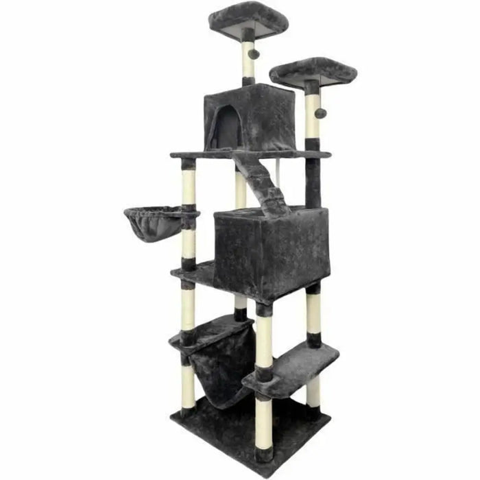 Scratching Post for Cats Taylor Dark Grey Plush - Домашни Животни<<<Дом Градина<<<BigBuy&&&Здраве и хигиена<<<Домашни