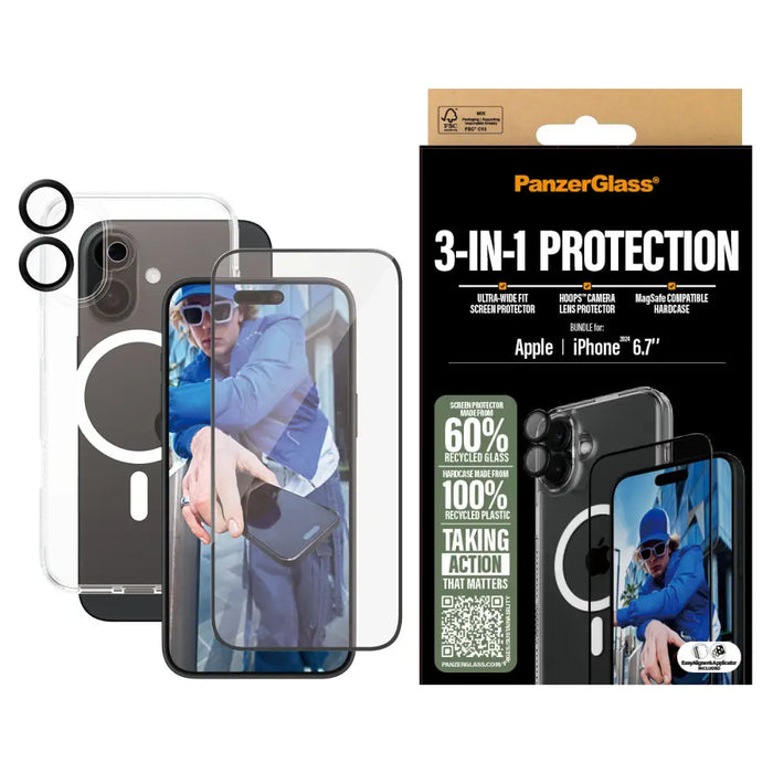 Screen Protector Panzer Glass B1293 + 2863 + 1283 - Протектори за Екран<<<Електроника Телефони и таблети<<<Компютри|