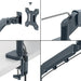 Screen Table Support Leitz Ergo Space Saving 17’’ 32’’ - Монтиране на екрани<<<Електроника Периферни и резервни
