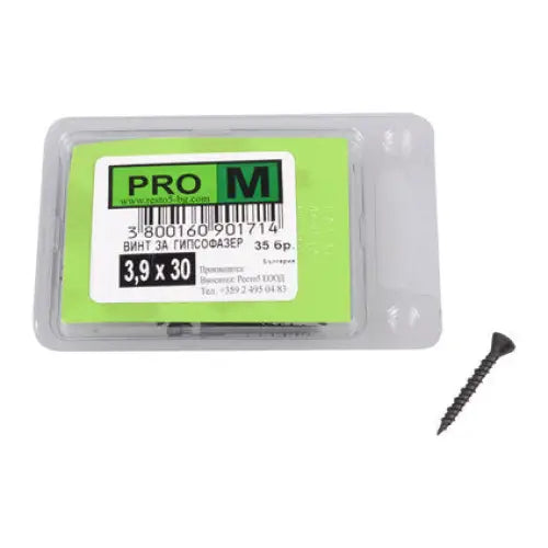 SCREW FOR DRYSTONE 3.9X30 MM PRO M 35 PCS - Винтове<<<Винтове и болтови съединения<<<Инструменти и железария<<<Praktiker