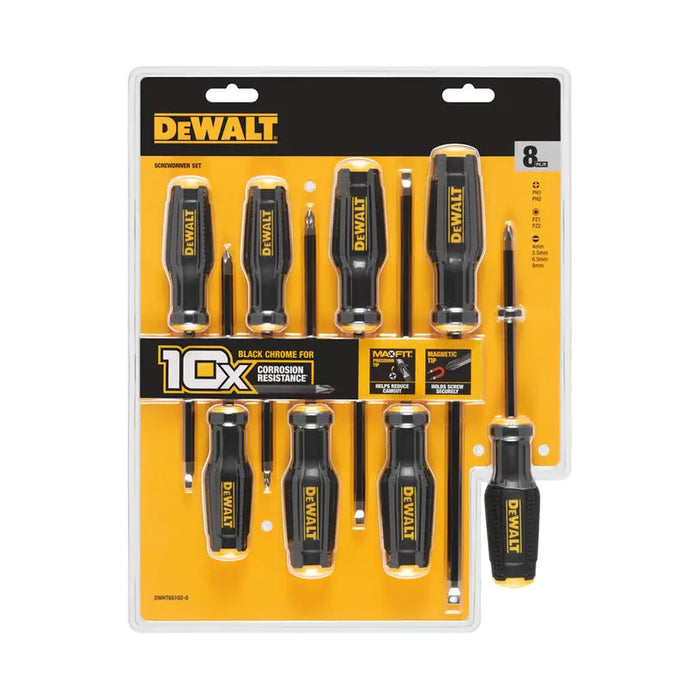 SCREWDRIVER SET 8 PCS. DEWALT DWHT65102-0 - Комплекти отвертки<<<Ръчни инструменти<<<Инструменти и железария<<<Praktiker