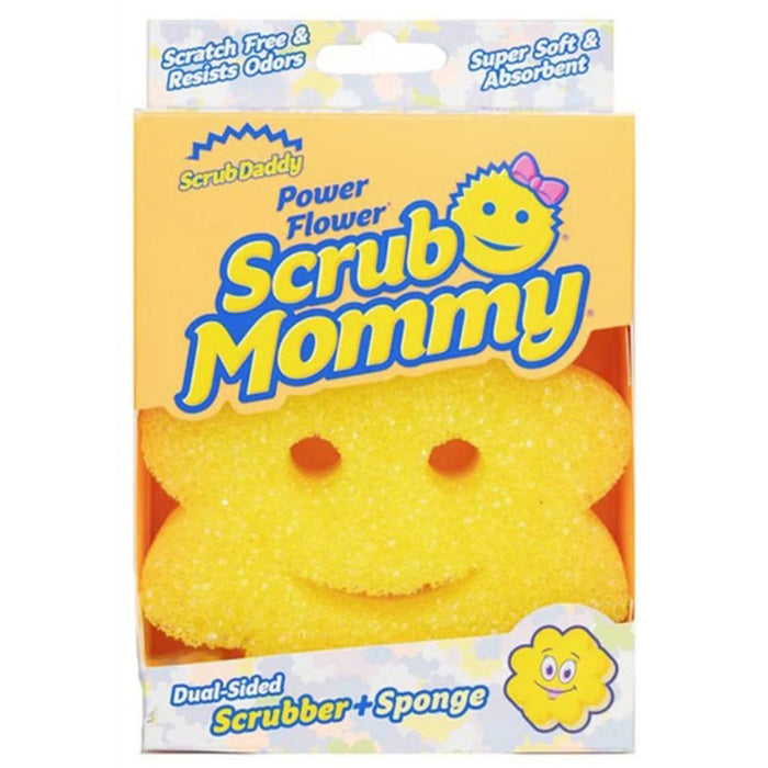 HOUSEHOLD MUSHROOM SCRUB MOMMY FLOWER YELLOW SCRUB DADDY