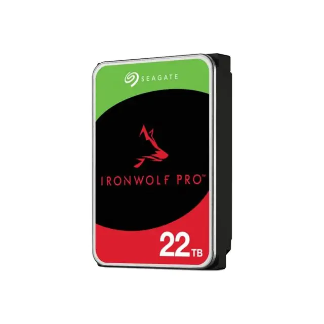 SEAGATE Ironwolf PRO Enterprise NAS HDD 22TB 7200rpm 6Gb/s SATA 256MB cache 8.9cm 3.5inch 24x7 for NAS RAID Rackmount
