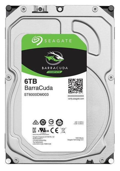 Hard disk SEAGATE BarraCuda, 6TB, 256MB, 5400 rpm, SATA 3, ST6000DM003