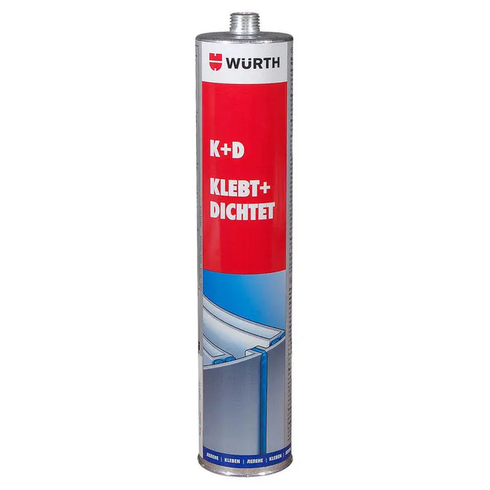 SEALER-GLUE BLACK WURTH K + D - Полимерни и монтажни лепила<<<Уплътнители и фуги<<<Строителни материали<<<Praktiker