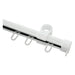 SECOND CURTAIN SET FOR GARDINIA LUGANO U-SHAPED 240 CM. WHITE - Корнизи<<<Корнизи щори и пердета<<<Мебели и