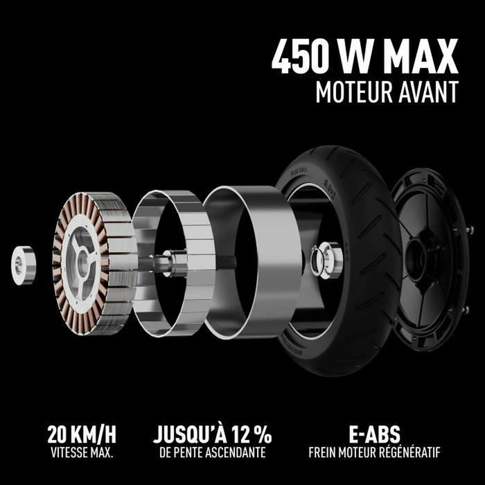 Electric Scooter Segway Black 450 W 20 km/h
