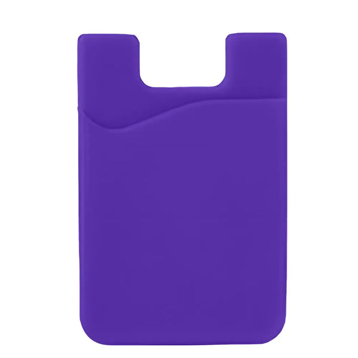 Self-adhesive card case for the back of the phone - purple - Cell phone cases and covers<<<HurtelXML