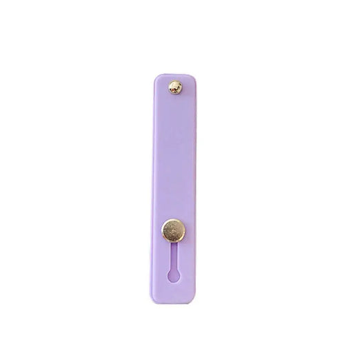 Self-adhesive finger holder with zipper - purple - Cell phone holders<<<HurtelXML