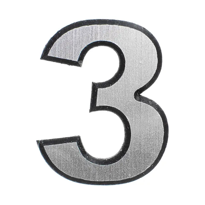 SELF-ADHESIVE NUMBER ’3’’ 4 CM PREVENTA - Обков за врати<<<Обков<<<Мебели и интериор<<<Praktiker&&&Обков за