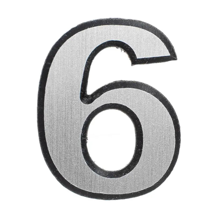 SELF-ADHESIVE NUMBER ’6’’ 4 CM PREVENTA - Обков за врати<<<Обков<<<Мебели и интериор<<<Praktiker&&&Обков за