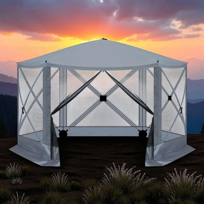 SELF-EXTENDING CAMPING TENT 350X350X220CM UCAMP HD-10742 - Шатри<<<Чадъри сенници и шатри<<<Градина<<<Praktiker