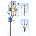Selfie stick WC1Y2S 1.3m aluminum alloy telescopic tripod with phone holder - black - Photo accessories<<<HurtelXML