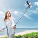 Selfie stick WH181-Y1S 1.75m aluminum alloy telescopic tripod with phone holder - black - Photo accessories<<<HurtelXML