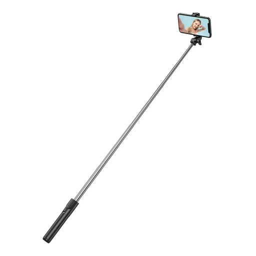 Selfie stick WHS1Y telescopic tripod 1m with phone holder - black - Photo accessories<<<HurtelXML
