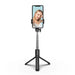 Selfie stick WHS1Y telescopic tripod 1m with phone holder - black - Photo accessories<<<HurtelXML