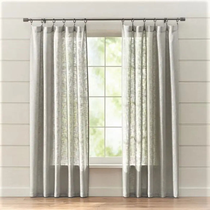 SEMI-TRANSPARENT CURTAIN 150X270 CM ST. GRAY - Пердета<<<Корнизи щори и пердета<<<Мебели и интериор<<<Praktiker