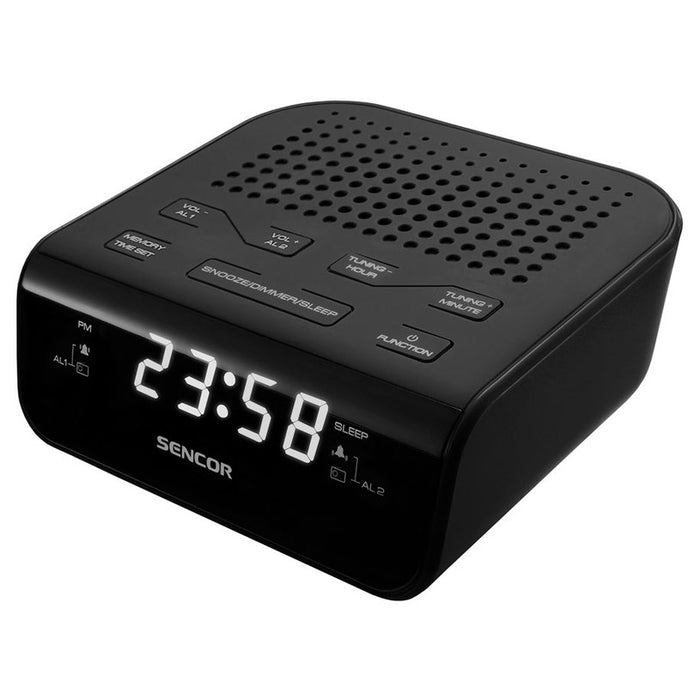 Radio clock SENCOR SRC 136 B ALARM