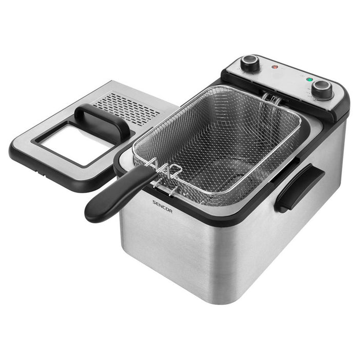 Fryer SENCOR SFR 7200 SS 3.20 L, 1.40 kg, 2200 W, STAINLESS STEEL