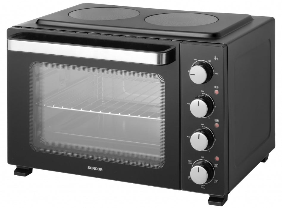 Mini stove with ceramic hob Sencor SEO 3580BK