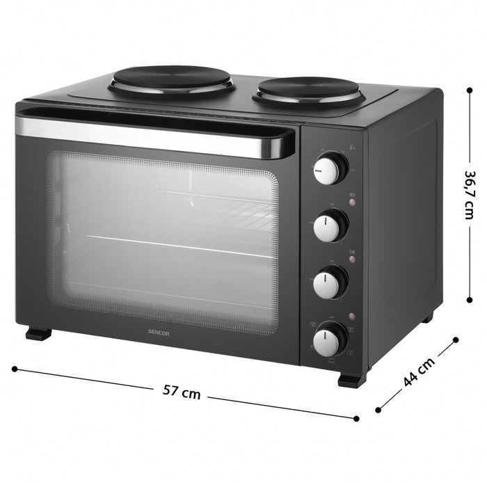 Mini electric stove Sencor SEO 4800BK