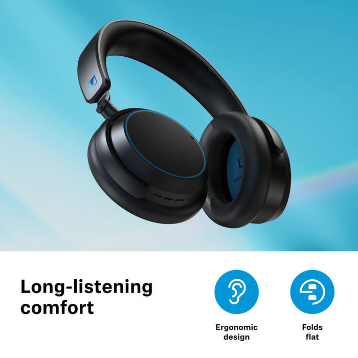 Sennheiser Accentum Wireless On-Ear Headphones Black/ Blue EU