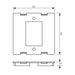 SENSOR TOUCH SWITCH DIMMABLE 12/24V VIVALUX - Сензори и датчици<<<Електроматериали<<<Строителни