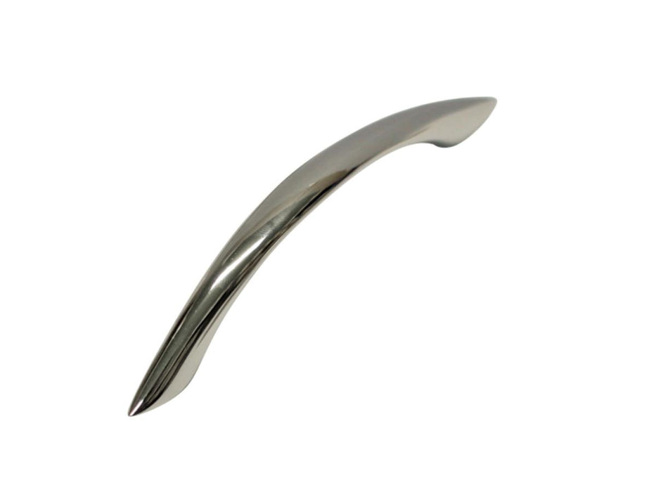 FURNITURE HANDLE 96MM ARC NICKEL 232