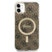 Set Guess GUBPN61H4EACSW Case + Charger iPhone 11 6.1’’ brown/brown hard case 4G Print MagSafe - Cell phone cases