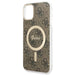Set Guess GUBPN61H4EACSW Case + Charger iPhone 11 6.1’’ brown/brown hard case 4G Print MagSafe - Cell phone cases