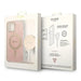 Set Guess GUBPP12MH4EACSP Case+ Charger iPhone 12/12 Pro pink/pink hard case 4G Print MagSafe - Cell phone cases