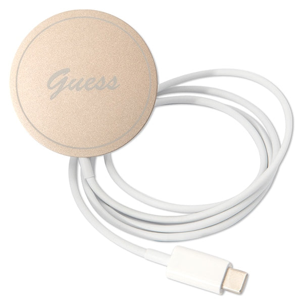 Set Guess GUBPP12MH4EACSW Case+ Charger iPhone 12/12 Pro brown/brown hard case 4G Print MagSafe - Cell phone cases