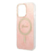 Set Guess GUBPP13XH4EACSP Case+ Charger iPhone 13 Pro Max pink/pink hard case 4G Print MagSafe - Cell phone cases